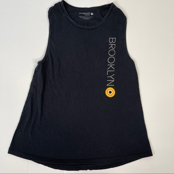 CorePower Yoga Brooklyn Muscle T Shirt Size Medium - Picture 1 of 5